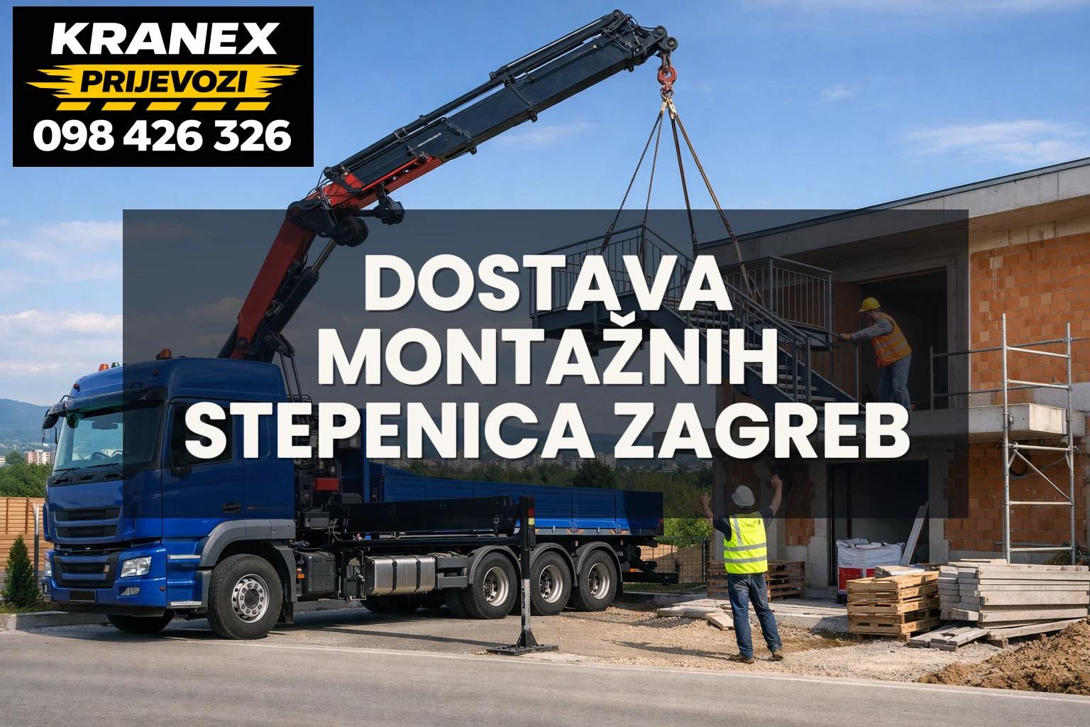 Dostava montažnih stepenica Zagreb