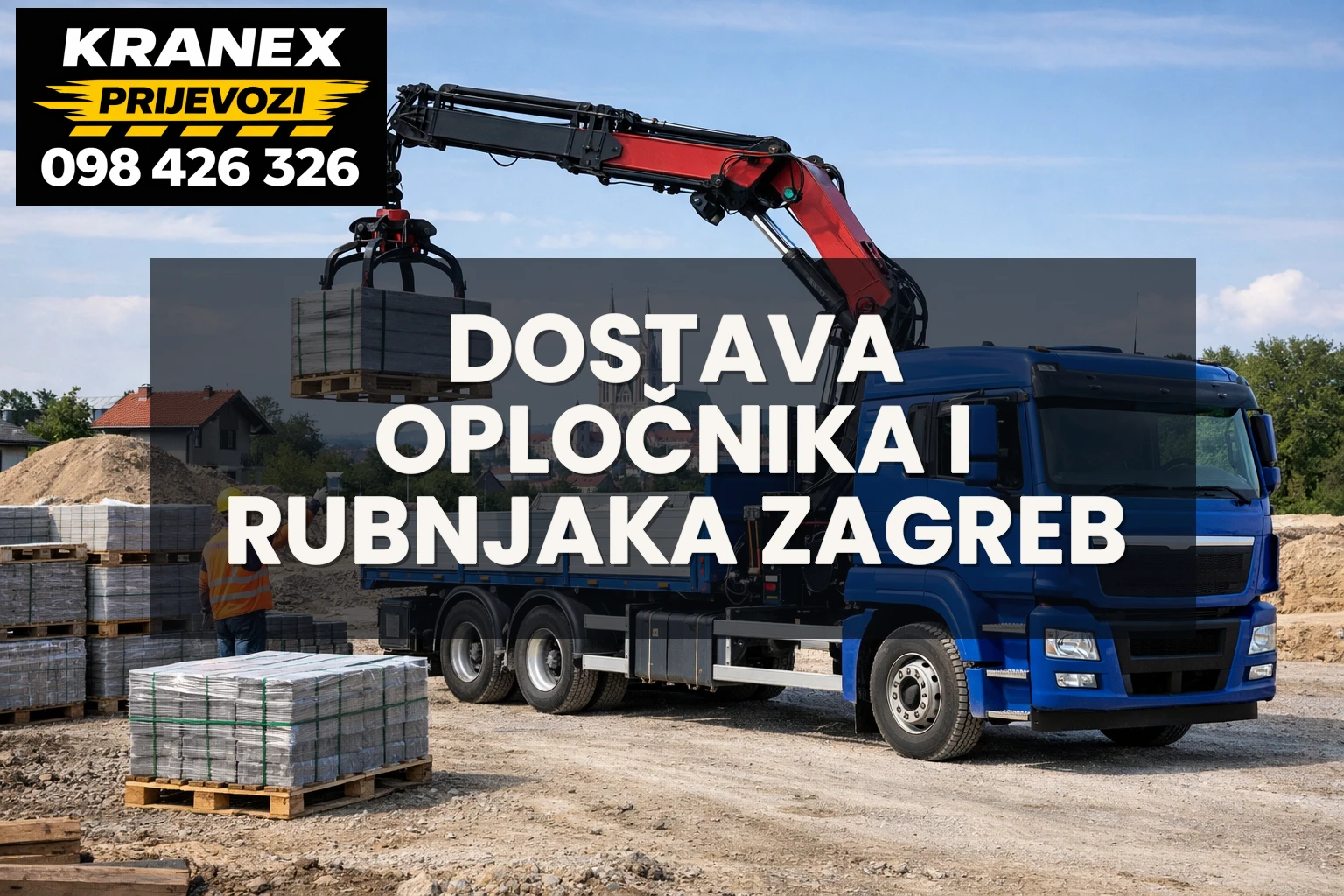 Dostava opločnika i rubnjaka Zagreb