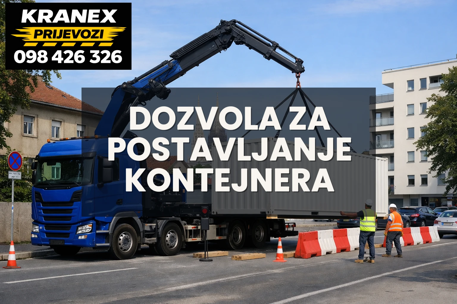 Treba li dozvola za postavljanje kontejnera u ulici Zagreb