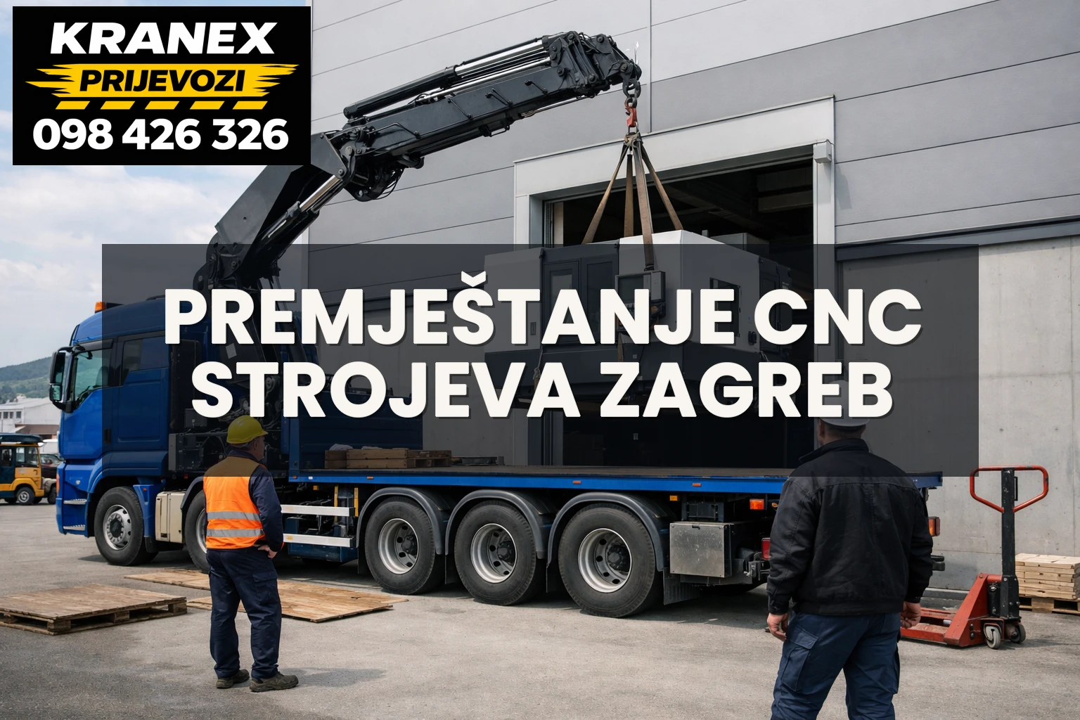 Premještanje cnc strojeva Zagreb