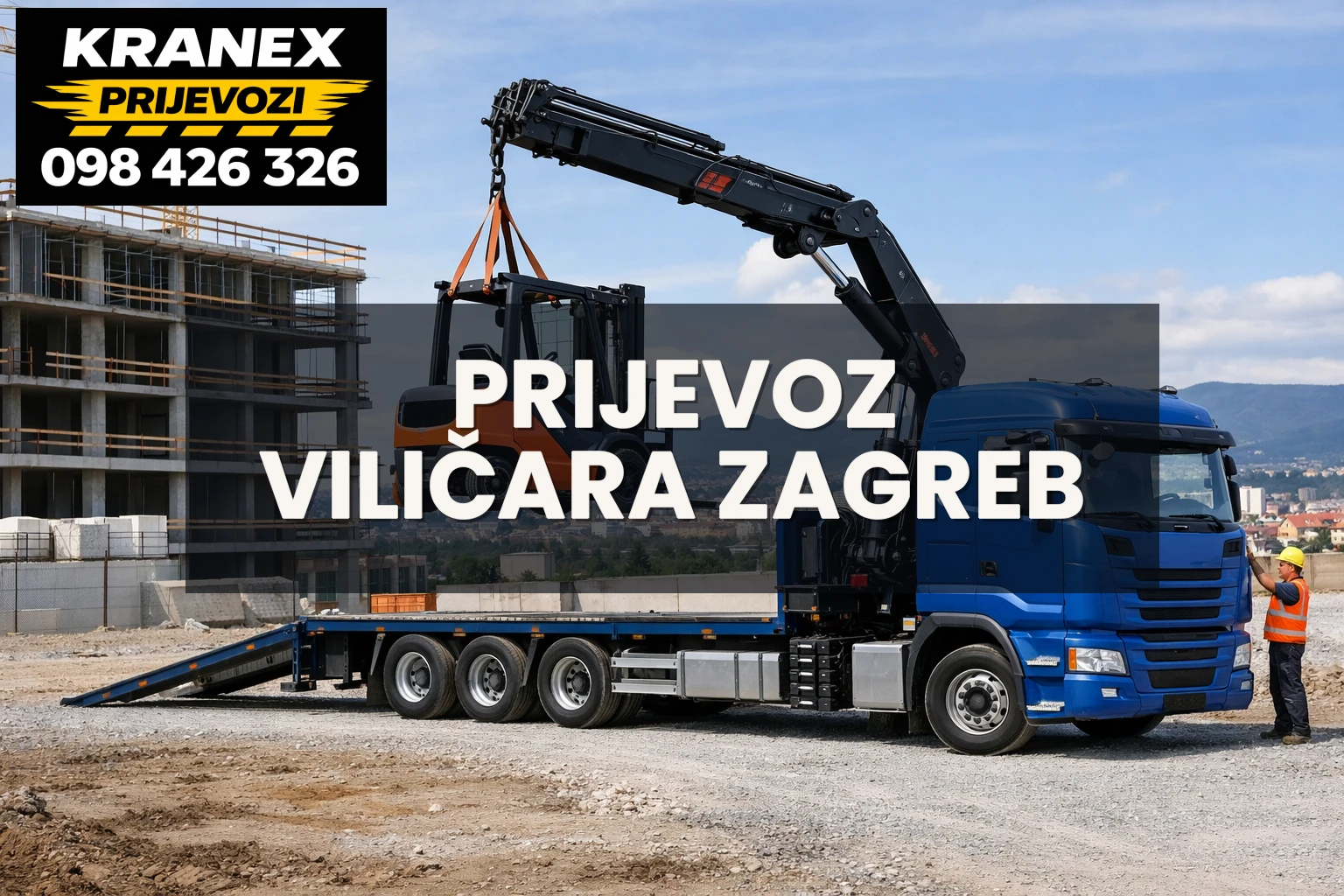 Prijevoz viličara Zagreb